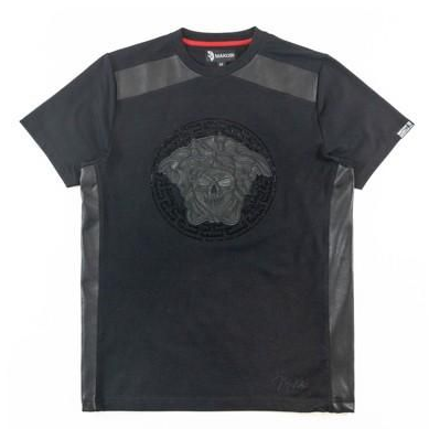 MAKOBI M-3X BIANCO MEDUSA TEE-BLACK