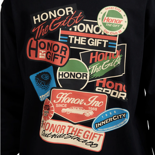 HONOR THE GIFT LONG SLEEVE-BLACK