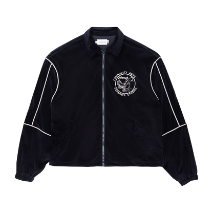 HONOR THE GIFT PIPING TRACK JACKET-BLACK