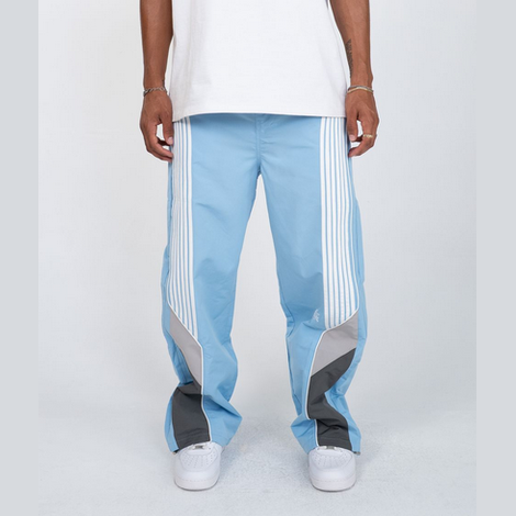 EPTM RACETRACK PANTS-SKY BLUE/GREY