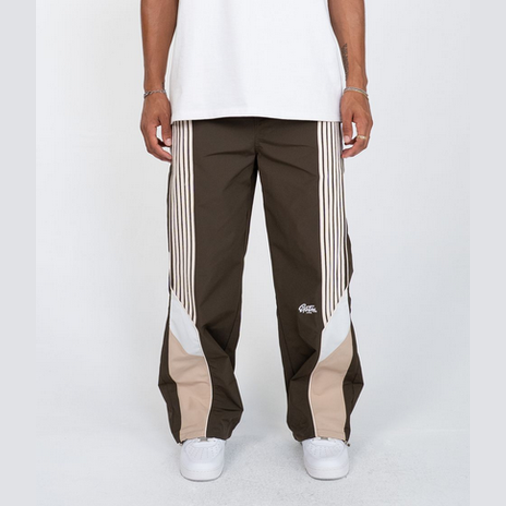 EPTM RACETRACK PANTS-BROWN