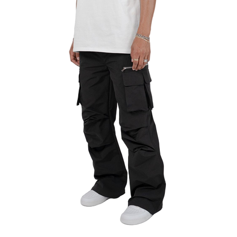 EPTM MAVIS FLARE PANTS-BLACK