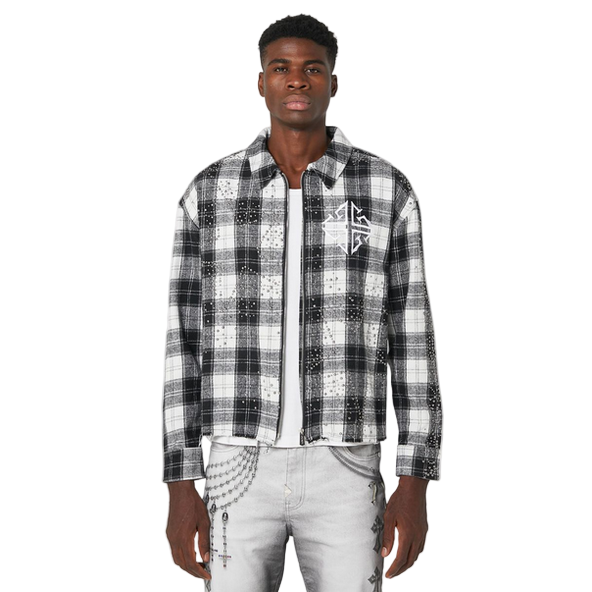 GUAPI Cloud Grey Stars Flannel