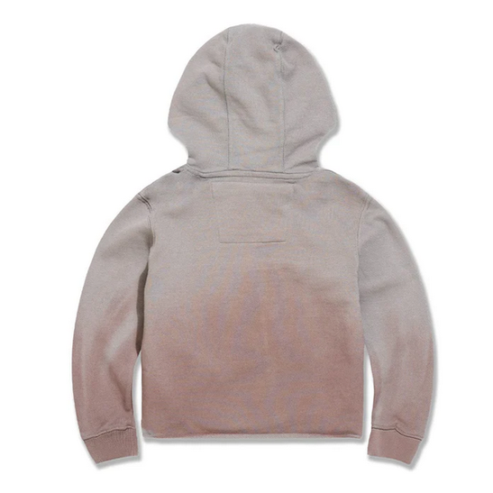 JORDAN CRAIG Kids York Cropped Pullover Hoodie-CEMENT WASH