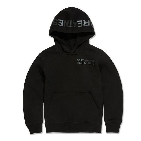 JORDAN CRAIG Kids Destined For Greatness Pullover Hoodie-BLACK by Jordan Craig