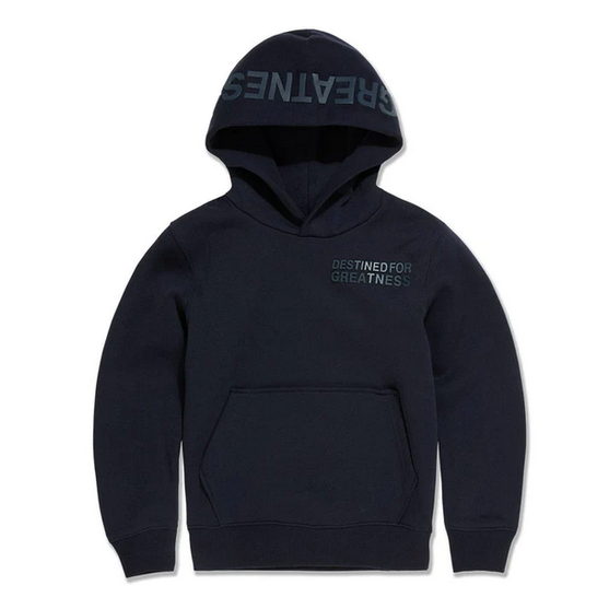 JORDAN CRAIG Kids Destined For Greatness Pullover Hoodie-NAVY