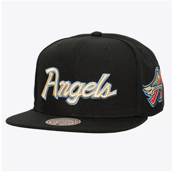 MITCHELL AND NESS MLB SCRIPT SNAPBACK COOP ANGELS