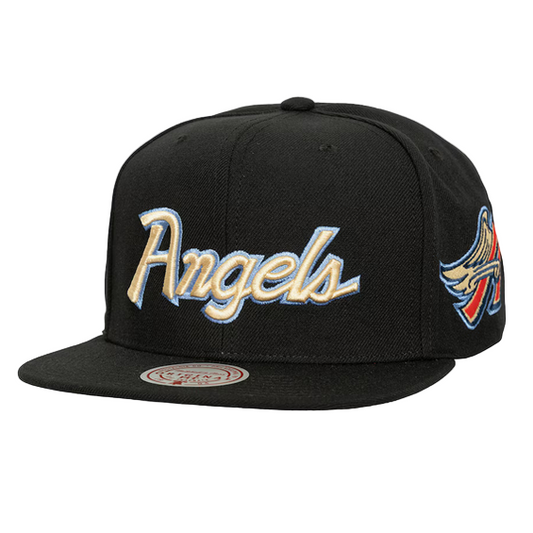 MITCHELL AND NESS MLB SCRIPT SNAPBACK COOP ANGELS by Mitchell and Ness