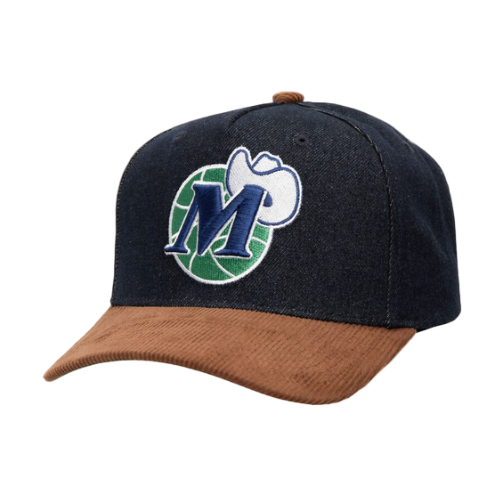 MITCHELL AND NESS D-STRESSED SNAPBACK MAVS