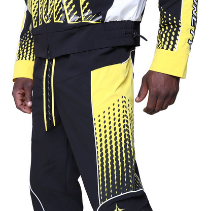 SMOKE RISE COLORBLOCK WINDBREAKER PANT-YELLOW