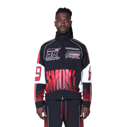 SMOKE RISE REPUBLIC WINDBREAKER JACKET-RED