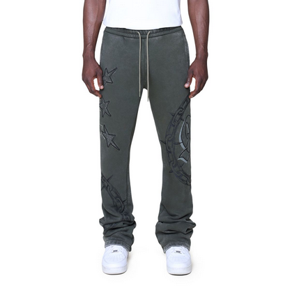 SMOKE RISE LUXE CLUB FLEECE PANT-MOSS