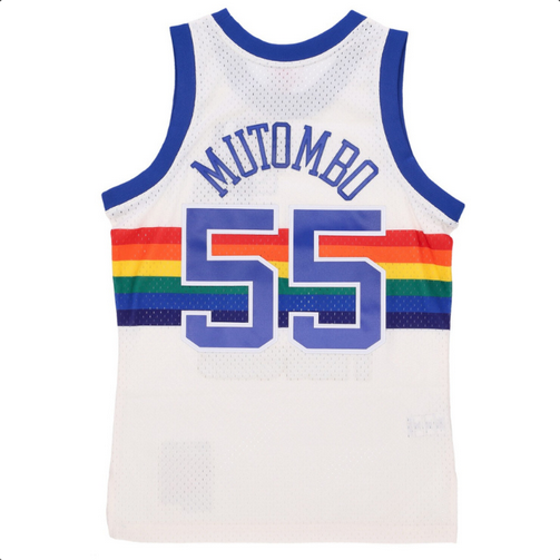 Mitchell & Ness Denver Nuggets Mutombo Cream