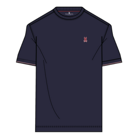 PSYCHO BUNNY COTTON SHIRT-NAVY