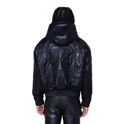 SMOKE RISE RACING JACKET BLACK