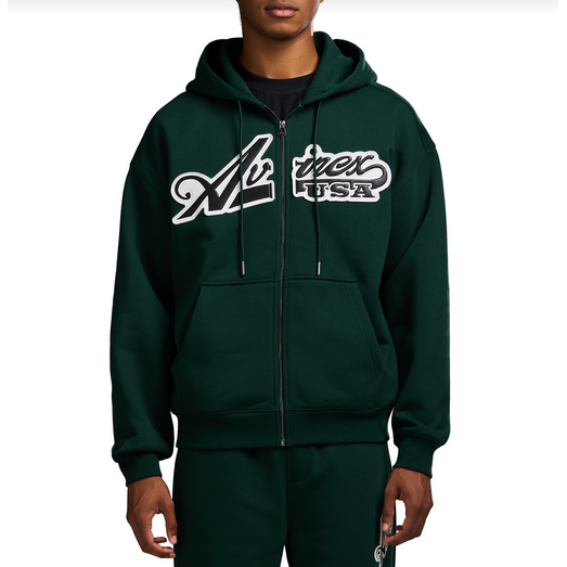 AVIREX ZIP JACKET-GREEN