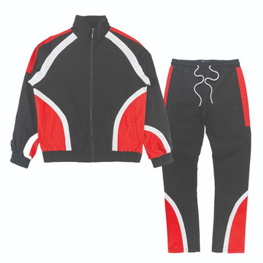 MAKOBI BOTTEGA NYLON SET-BLACK/RED