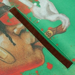 GFA MANASSEH OVERSIZED SPRAY HOODY-GREEN