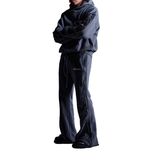 LIFTED ANCHORS "Orpheum" Flare Sweatpant (Royal Grey)