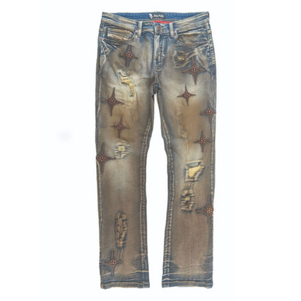MAKOBI BOTTEGA JEANS DIRT WASH