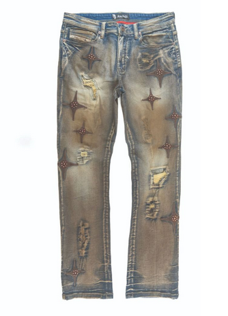 MAKOBI BOTTEGA JEANS DIRT WASH