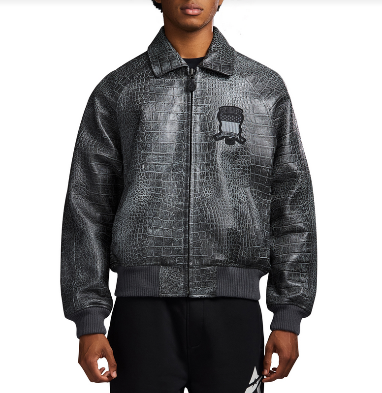 AVIREX CROC ICON JACKET BLACK