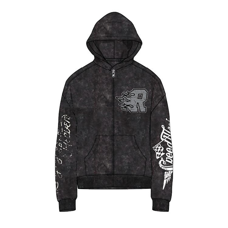 REBEL MINDS BORN TO BE HOODIE by Rebel Minds