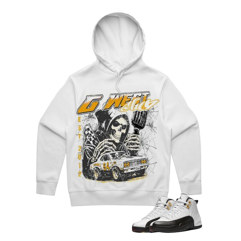 G WEST RHINESTONE DEATH DRIFT HOODIE