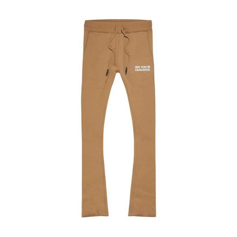 SEE YOU IN PARADISE TONAL STACKED SWEATPANTS