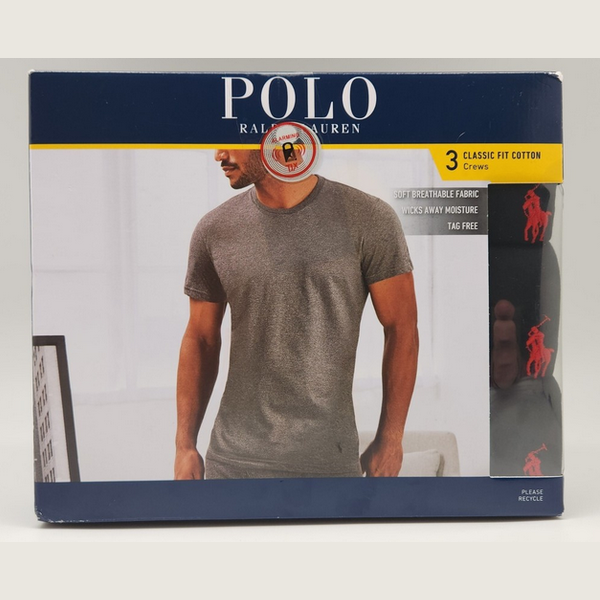 POLO RALPH LAUREN CLASSIC FIT T-SHIRT 3 PACK