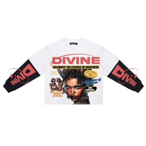 ROKU DIVINE BOXY LONG SLEEVE TEE