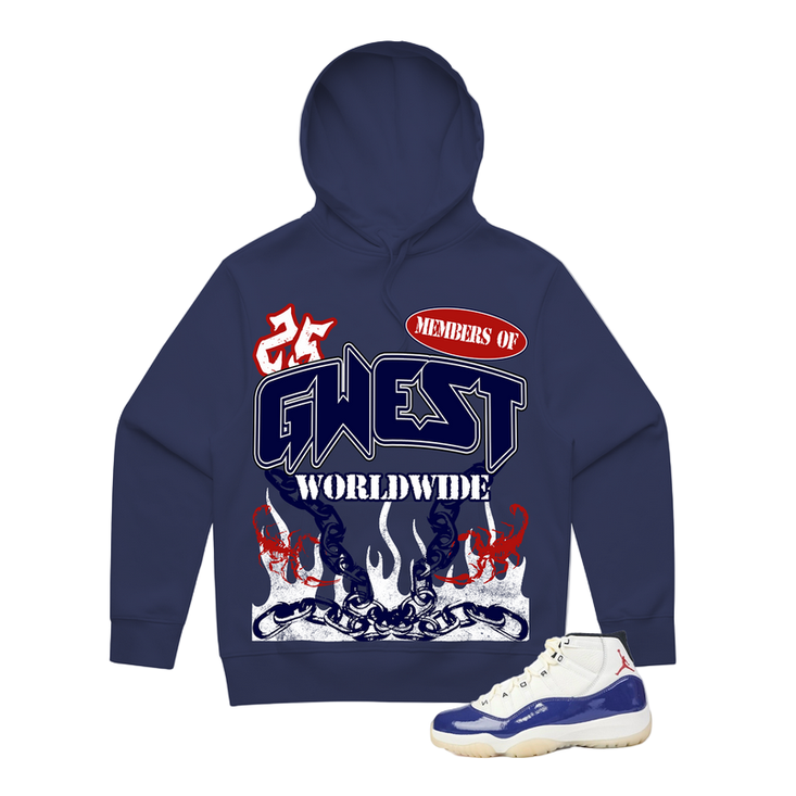 G WEST UNITED FLAMES HOODIE
