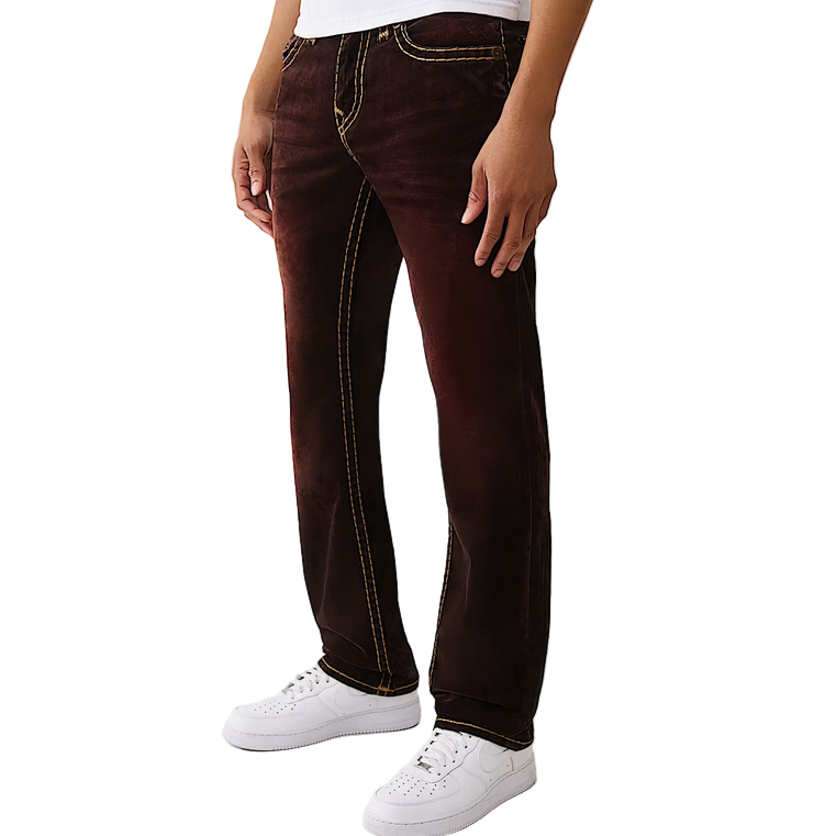 TRUE RELIGION RICKY BROWN VELVET PANTS