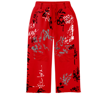 ONE MILLION CBFW BAGGY JOGGER RED