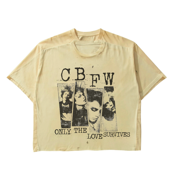 ONE MILLION CBFW LOVE SURVIVES CROP TEE