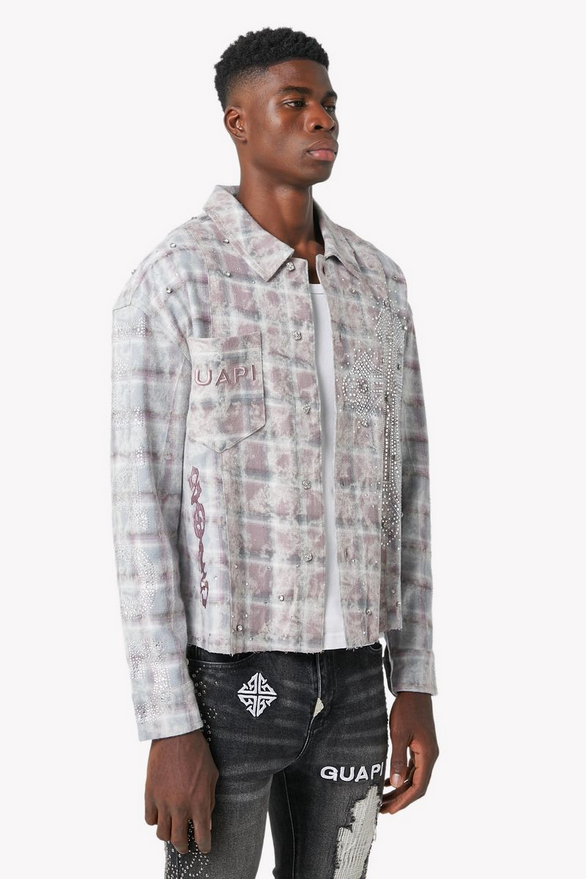 GUAPI Ice Dust Cross Flannel