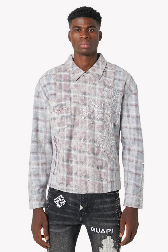 GUAPI Ice Dust Cross Flannel