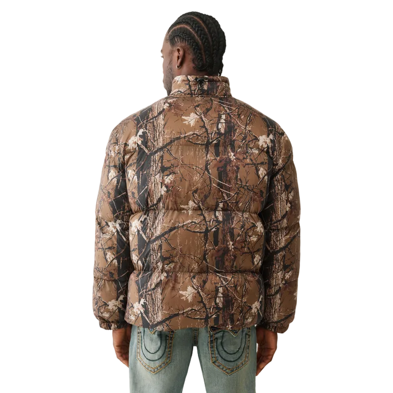 TRUE RELIGION FOREST CAMO PUFFER