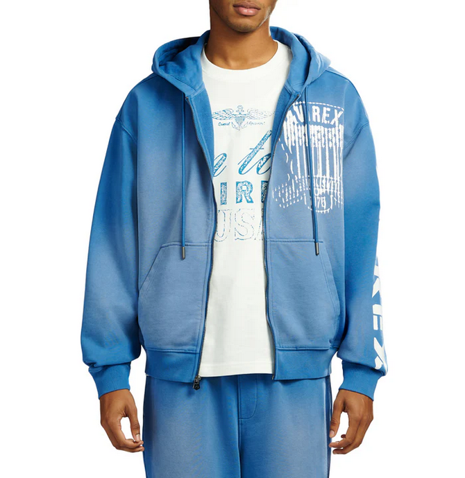 AVIREX WASHED HOODIE