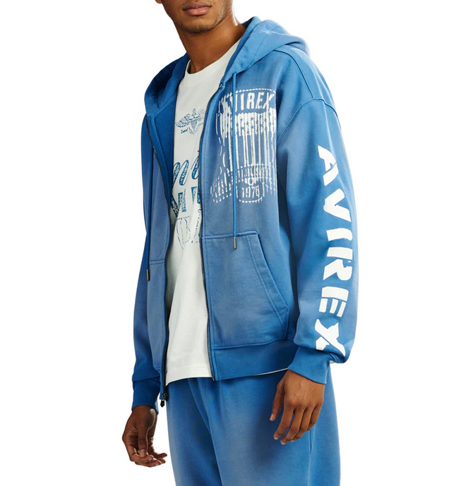 AVIREX WASHED HOODIE