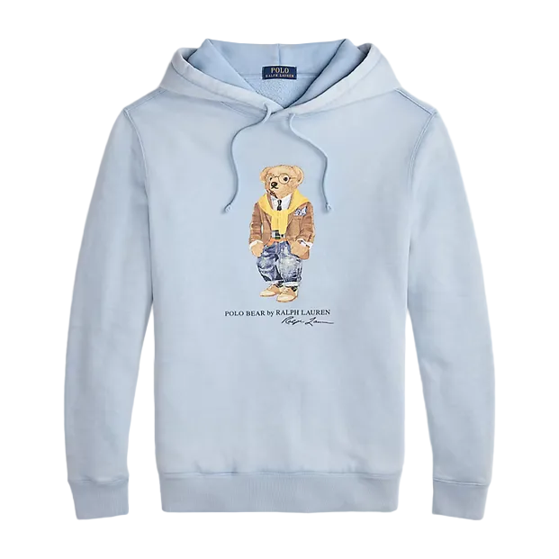Polo Bear Garment-Dyed Fleece Hoodie by Citywide Fashions