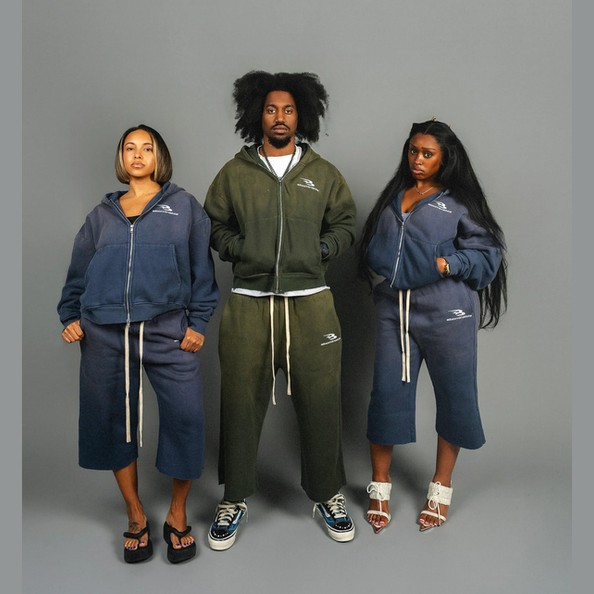 LUV ABOMINABLE WASHED ZIP HOODY by LUV ABOMINABLE