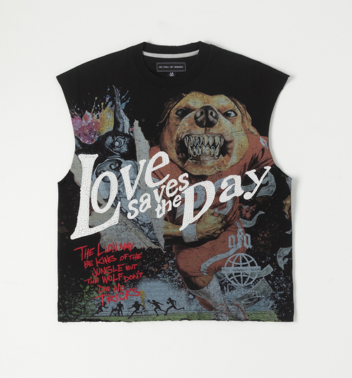 GFA GOD FAMILY ART MUSCLE SHIRT by GFA CLOTHING
