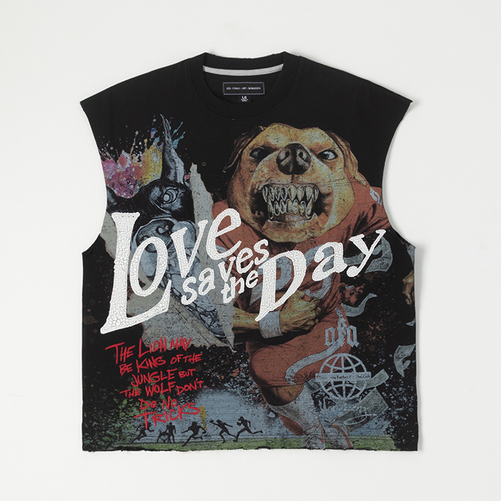 GFA GOD FAMILY ART MUSCLE SHIRT by GFA CLOTHING