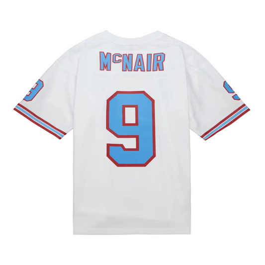 MITCHELL AND NESS TENNESSEE OILERS 1998 WHITE STEVE MCNAIR JERSEY by Mitchell and Ness