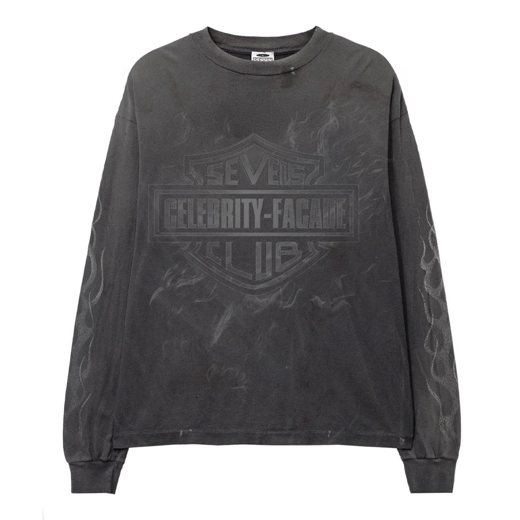 Triple Sevens Harley L/S Tee Black by Triple Sevens