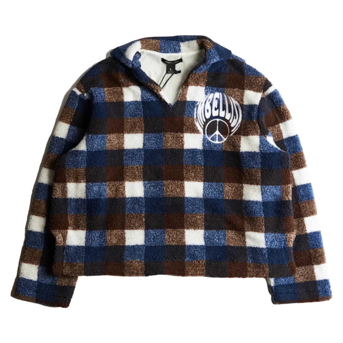 EMBELLISH 23044-NAVY/BROWN