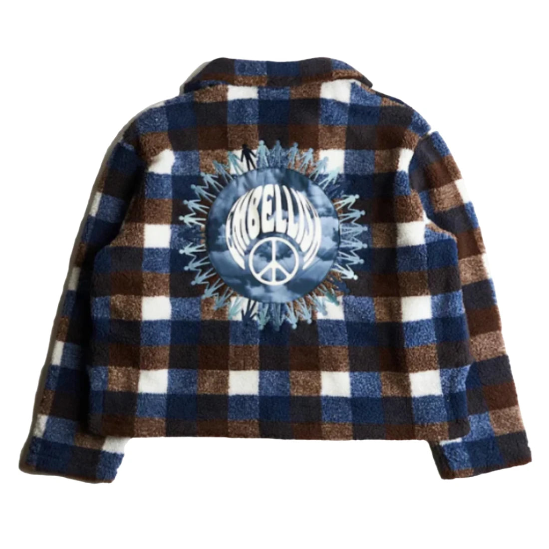 EMBELLISH 23044-NAVY/BROWN