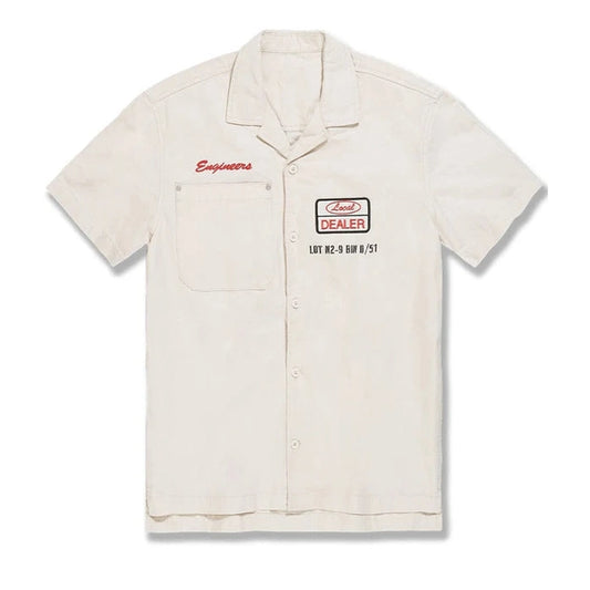 BOYS LOCAL ART DEALER CAMP SHIRT by Jordan Craig