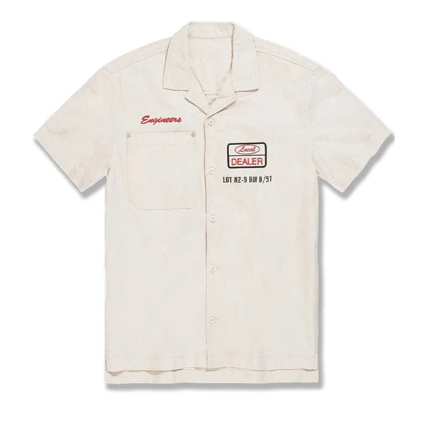BOYS LOCAL ART DEALER CAMP SHIRT by Jordan Craig